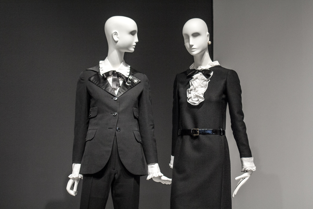 The Genders - Installation view of Yves Saint Laurent: The Perfection of Style at Seattle Art Museum