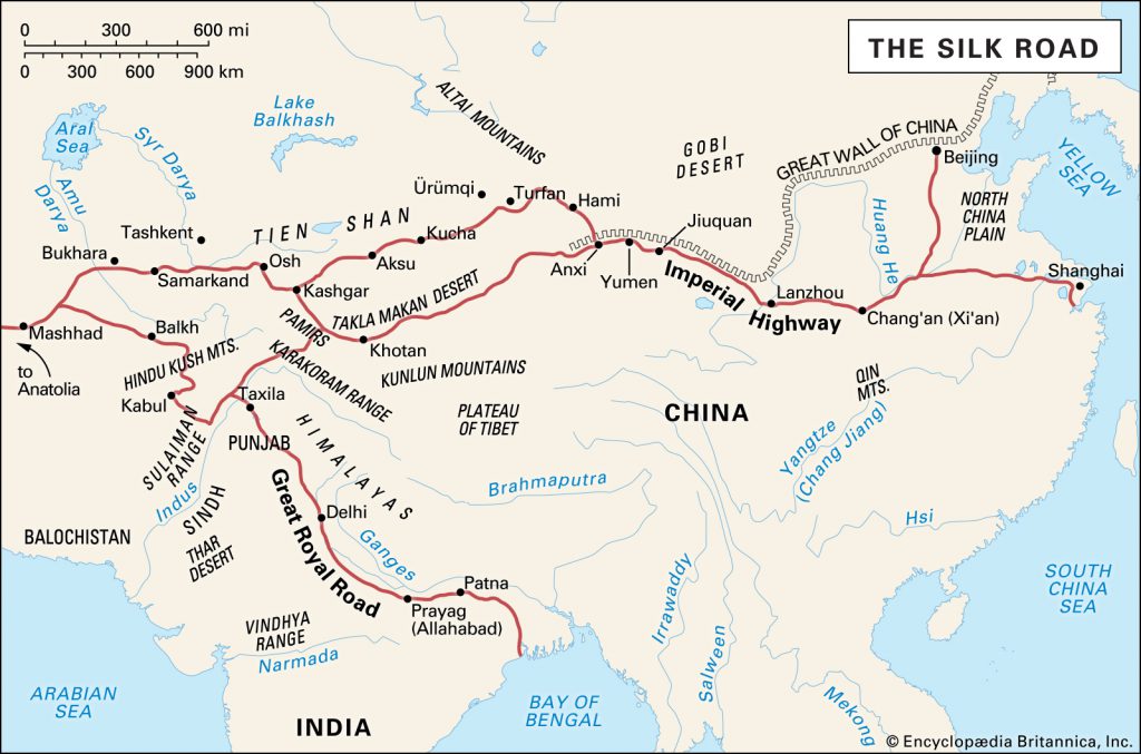 tang dynasty trade routes