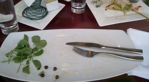 This too could be your empty plate, post-great lunch... 