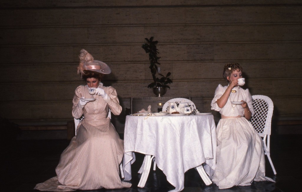 Tea scenes from The Importance of Being Earnest. Performed on August 11th 1985 at Volunteer Park.