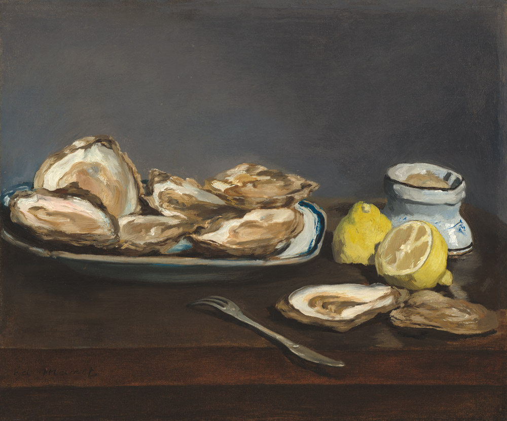 Oysters by Edouard Manet