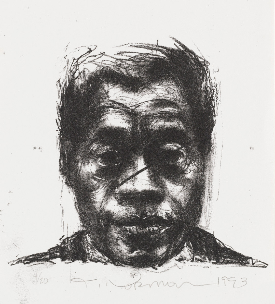James Baldwin by Joseph Norman