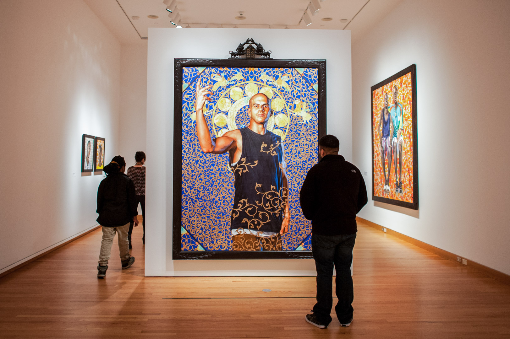 Installation view of Kehinde Wiley: A New Republic