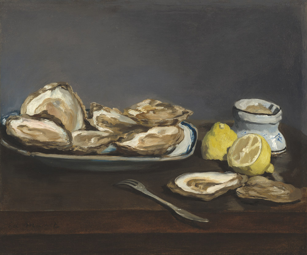 Oysters by Eduoard Manet