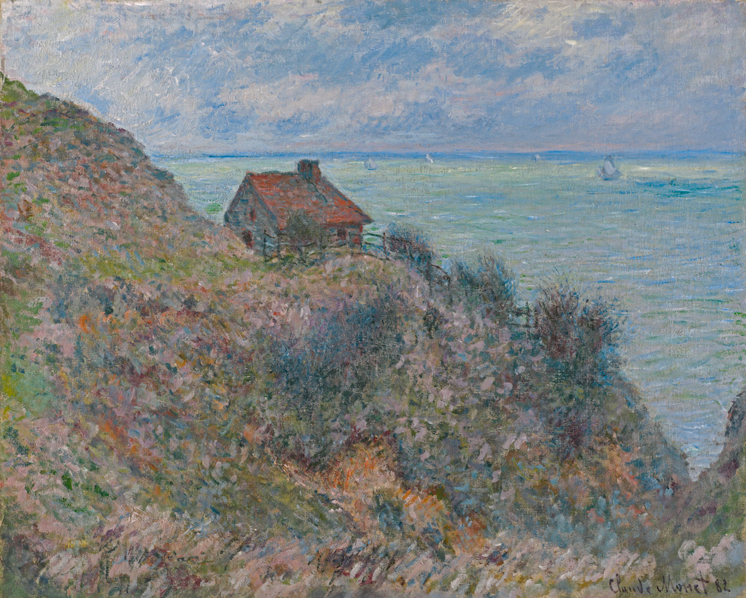 The Fisherman's House, Overcast Weather, Claude Monet, 1882.