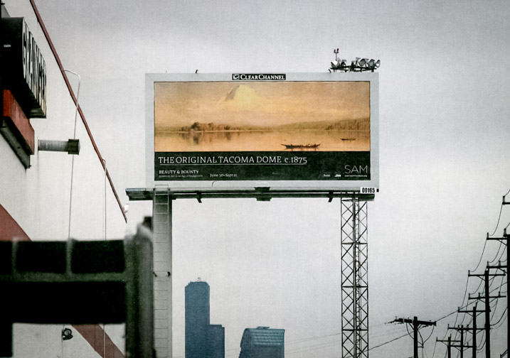 "The Original Tacoma Dome" billboard