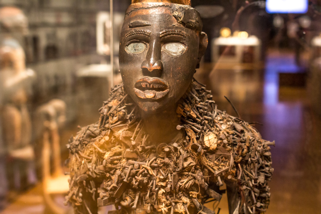 Standing figure (Nkondi), Congolese