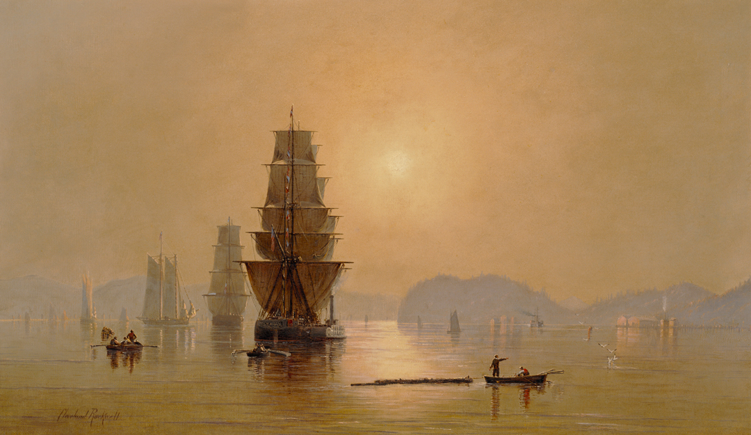 Object of the Week: Smoky Sunrise, Astoria Harbor