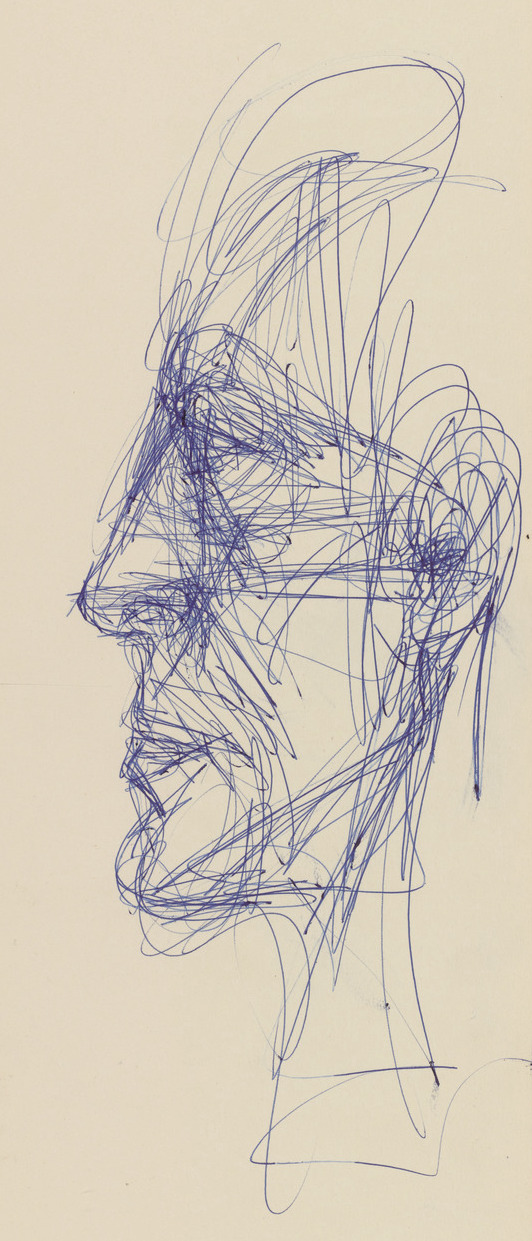 Alberto Giacometti: Head of a Man in Profile