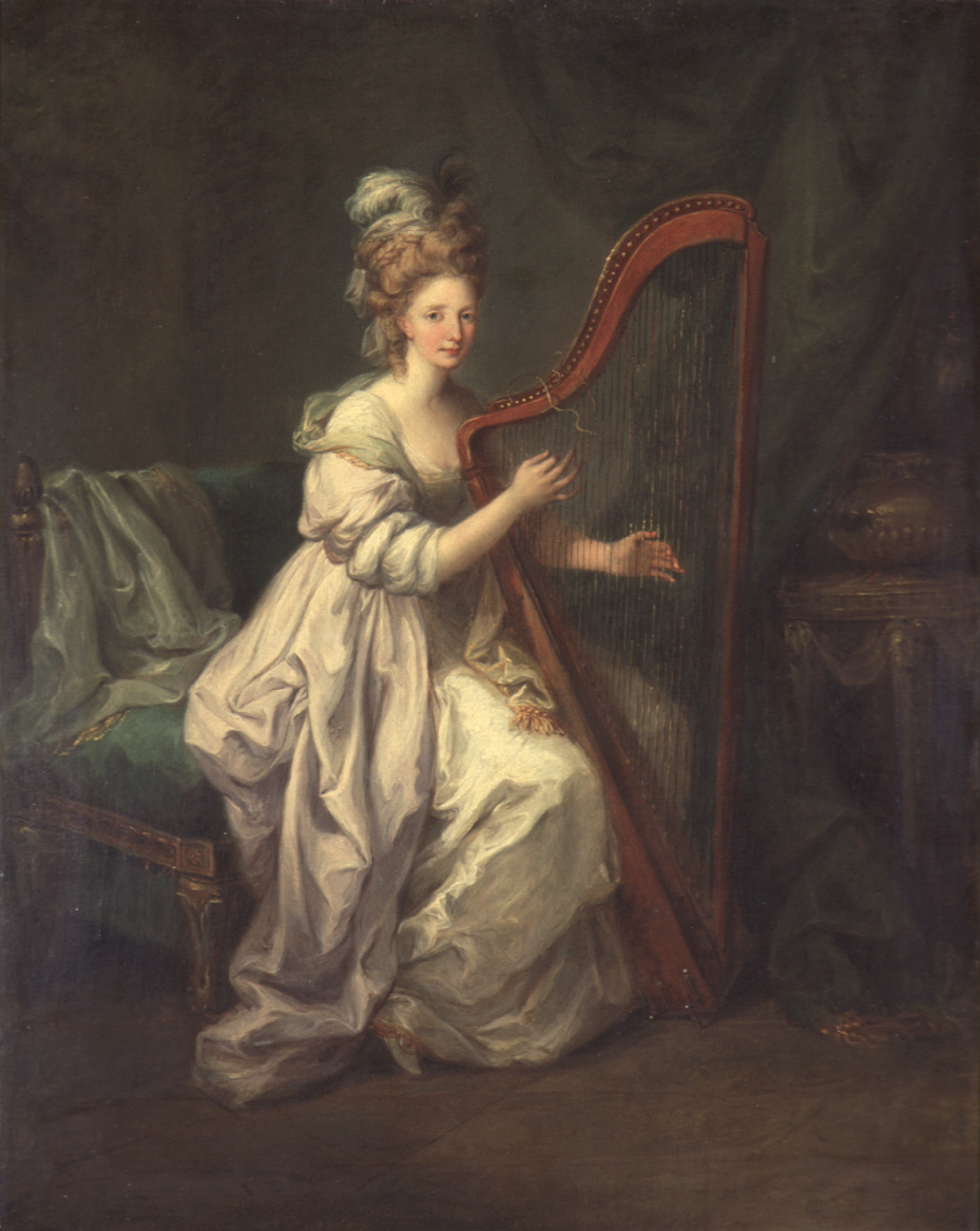 Object of the Week: Woman Playing a Harp - SAMBlog