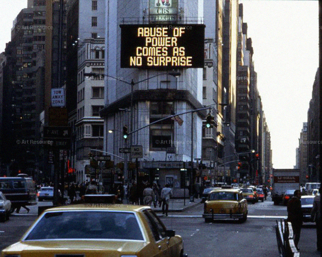 Jenny Holzer - Out of the Blue: The E Lot 110 April 2021