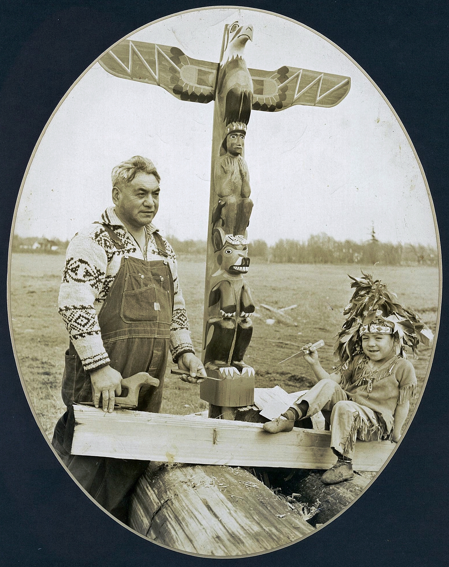 Joseph Hillaire: Carver of the Century 21 Exposition Totem Pole