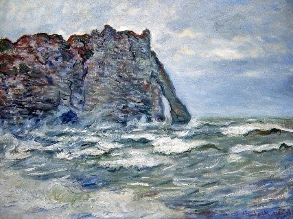 Monet's Letters: La Falaise And The Porte D'Aval - SAMBlog