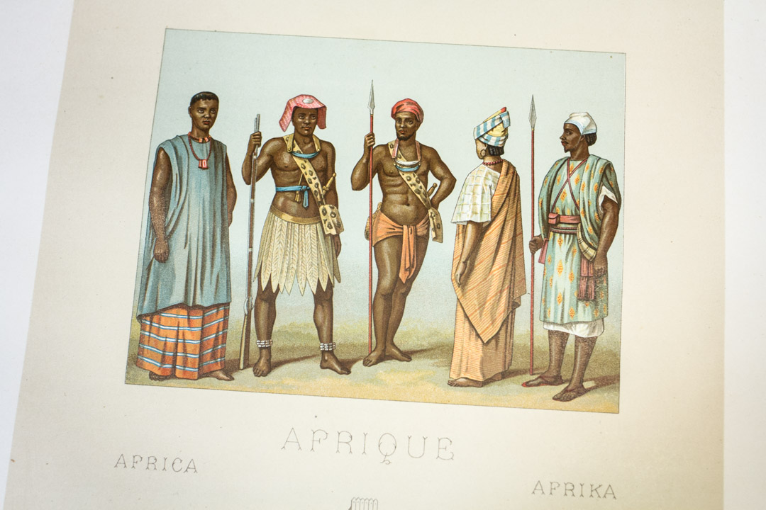 19th-Century European Depictions of Africans: A Book Installation