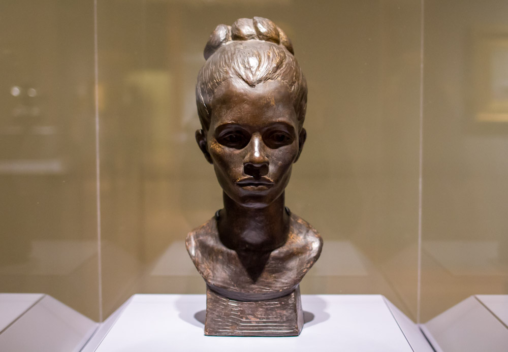 Gwendolyn Knight, 1934-35, Painted Plaster Bust, Augusta Savage (1892-1962)