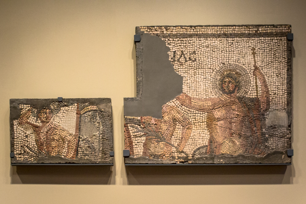 Object of the Week: Mosaic from the House of Menander with Zeus